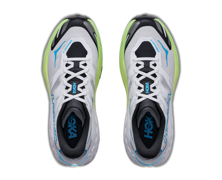 Hoka Womens Speedgoat 7 - Frost/Neon Yuzu - Trail - AW26