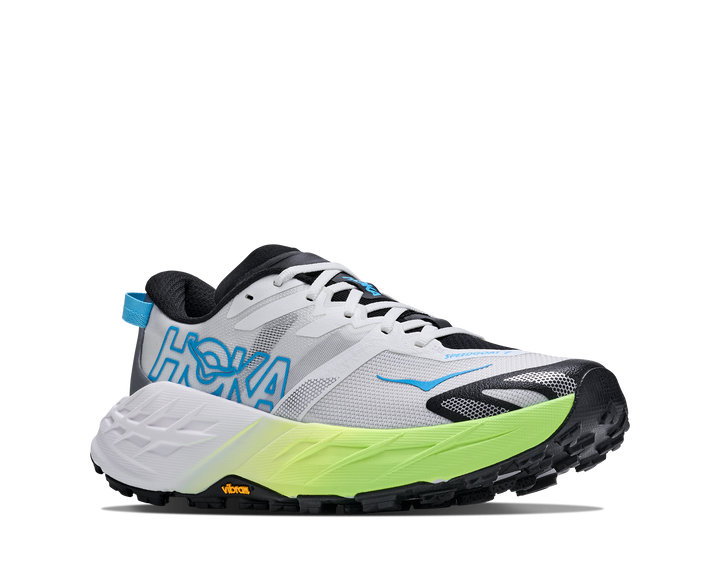 Hoka Womens Speedgoat 7 - Frost/Neon Yuzu - Trail - AW26