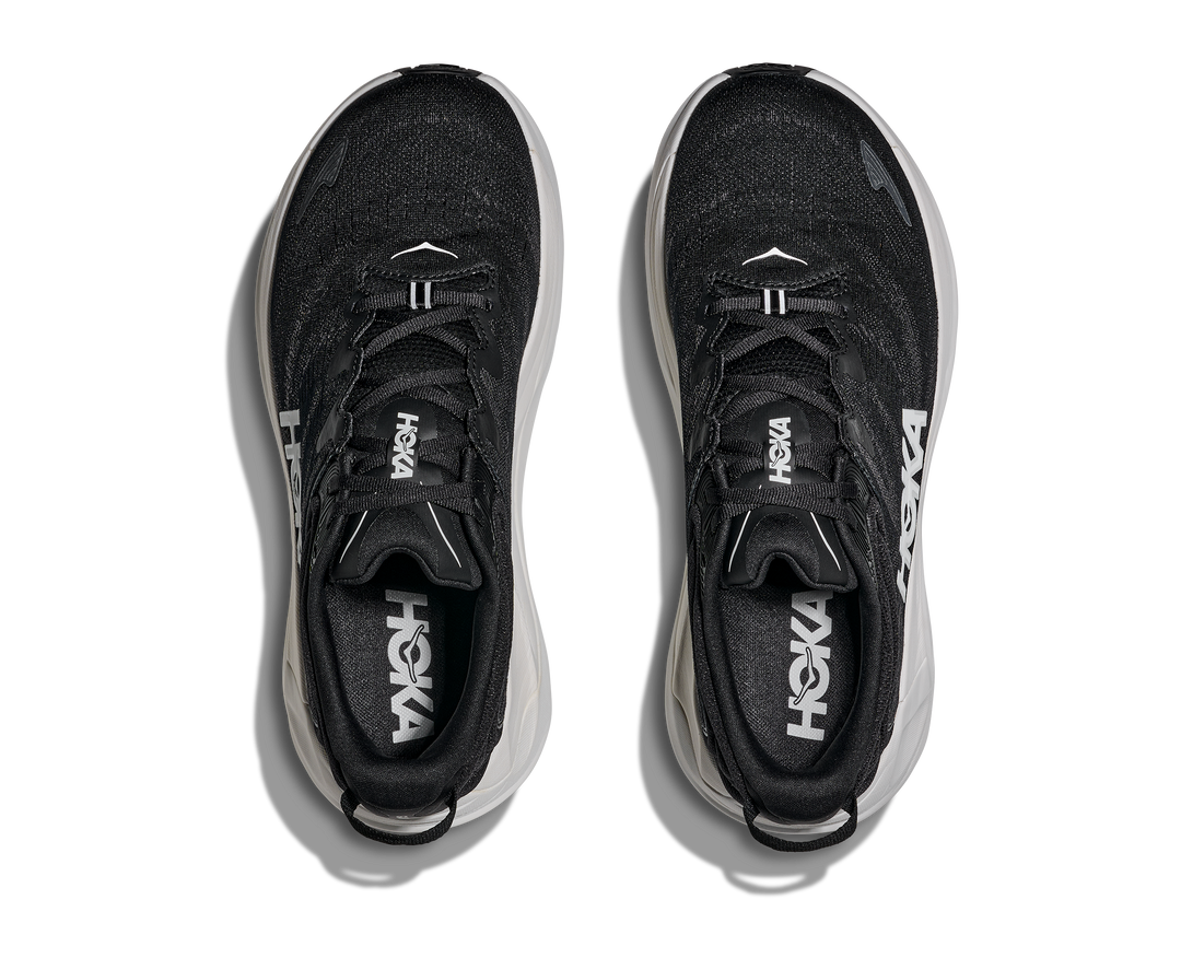 Hoka Hommes Gaviota 6 - Noir/Blanc - Stabilité - SS26