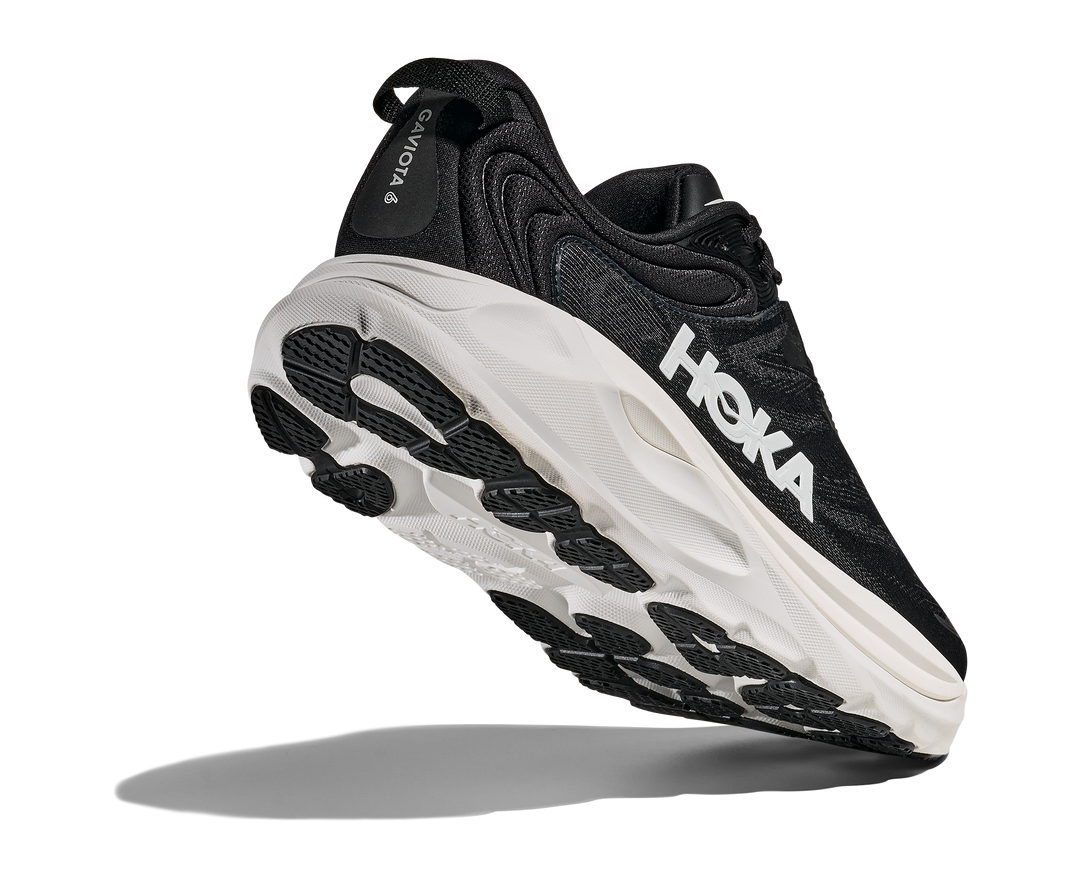 Hoka Hommes Gaviota 6 - Noir/Blanc - Stabilité - SS26