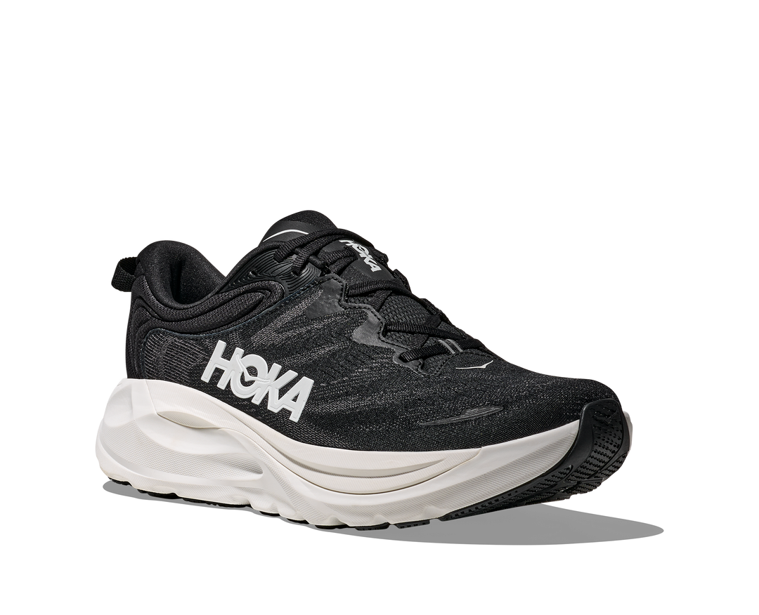 Hoka Hommes Gaviota 6 - Noir/Blanc - Stabilité - SS26