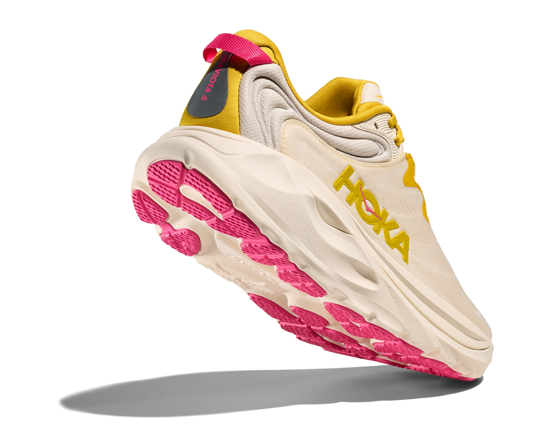 Hoka Womens Gaviota 6 - Birch/Yellow Gold - Stability - SS26