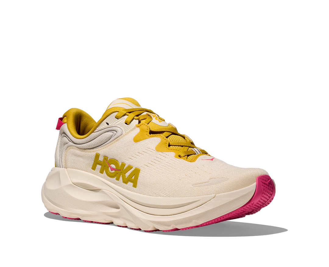 Hoka Womens Gaviota 6 - Birch/Yellow Gold - Stability - SS26