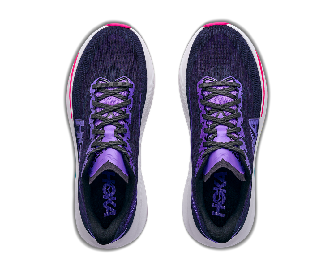 Hoka Womens Mach 7 - Carbon Black/Cosmic Purple - Neutral - AW26