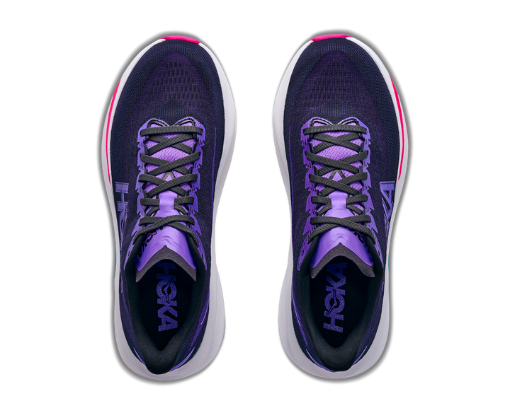 Hoka Womens Mach 7 - Carbon Black/Cosmic Purple - Neutral - AW26