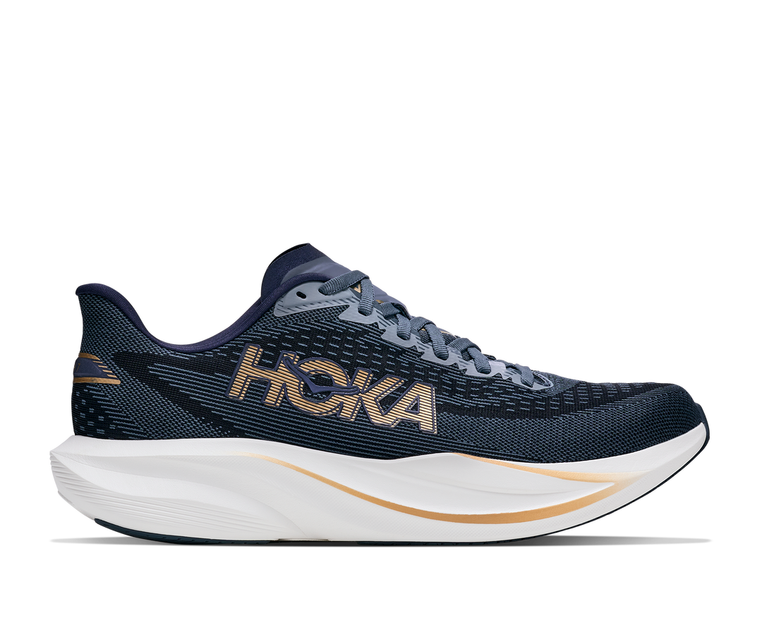 Hoka Womens Mach 7 - Faded Navy/Gold - Neutral - AW26