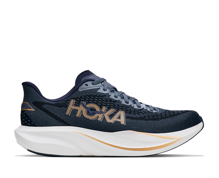 Hoka Womens Mach 7 - Faded Navy/Gold - Neutral - AW26