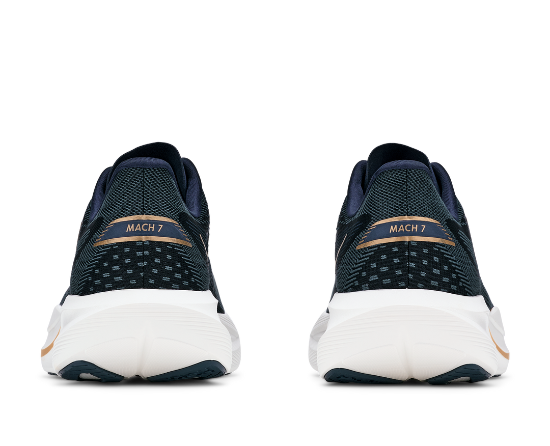 Hoka Womens Mach 7 - Faded Navy/Gold - Neutral - AW26