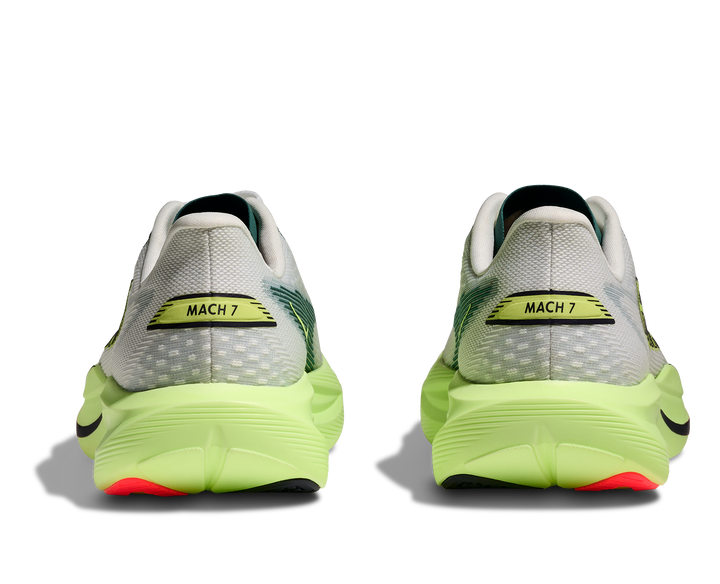 Hoka Damen Mach 7 – Frost/Neon Yuzu – Neutral – SS26