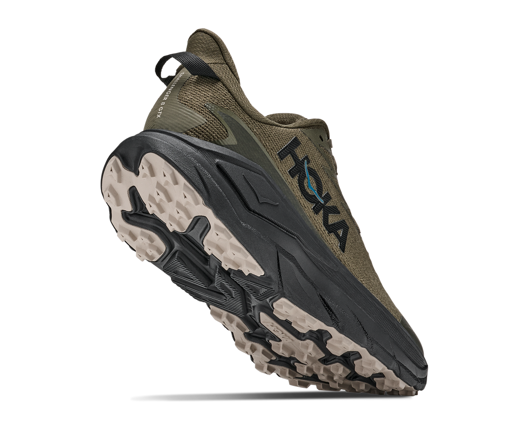 Hoka Mens Challenger 8 GTX - Antique Olive/Black - Trail - AW26
