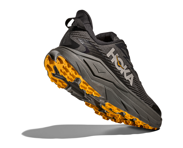 Hoka Mens Challenger 8 GTX - Gris Asphalte/Jaune Varsity - Trail - SS26