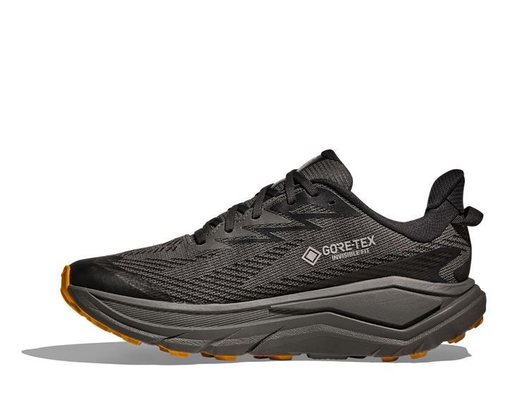 Hoka Mens Challenger 8 GTX - Gris Asphalte/Jaune Varsity - Trail - SS26