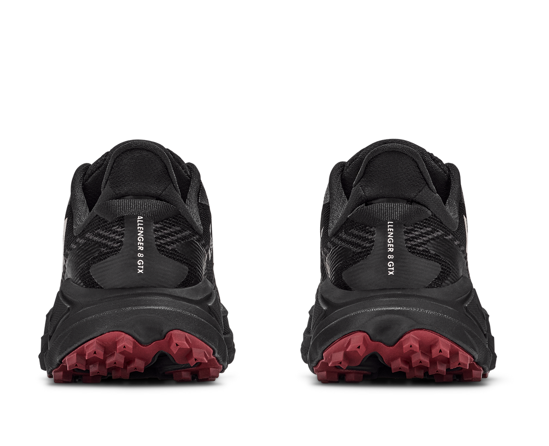 Hoka Womens Challenger 8 GTX - Black/Varsity Burgundy - Trail - AW26