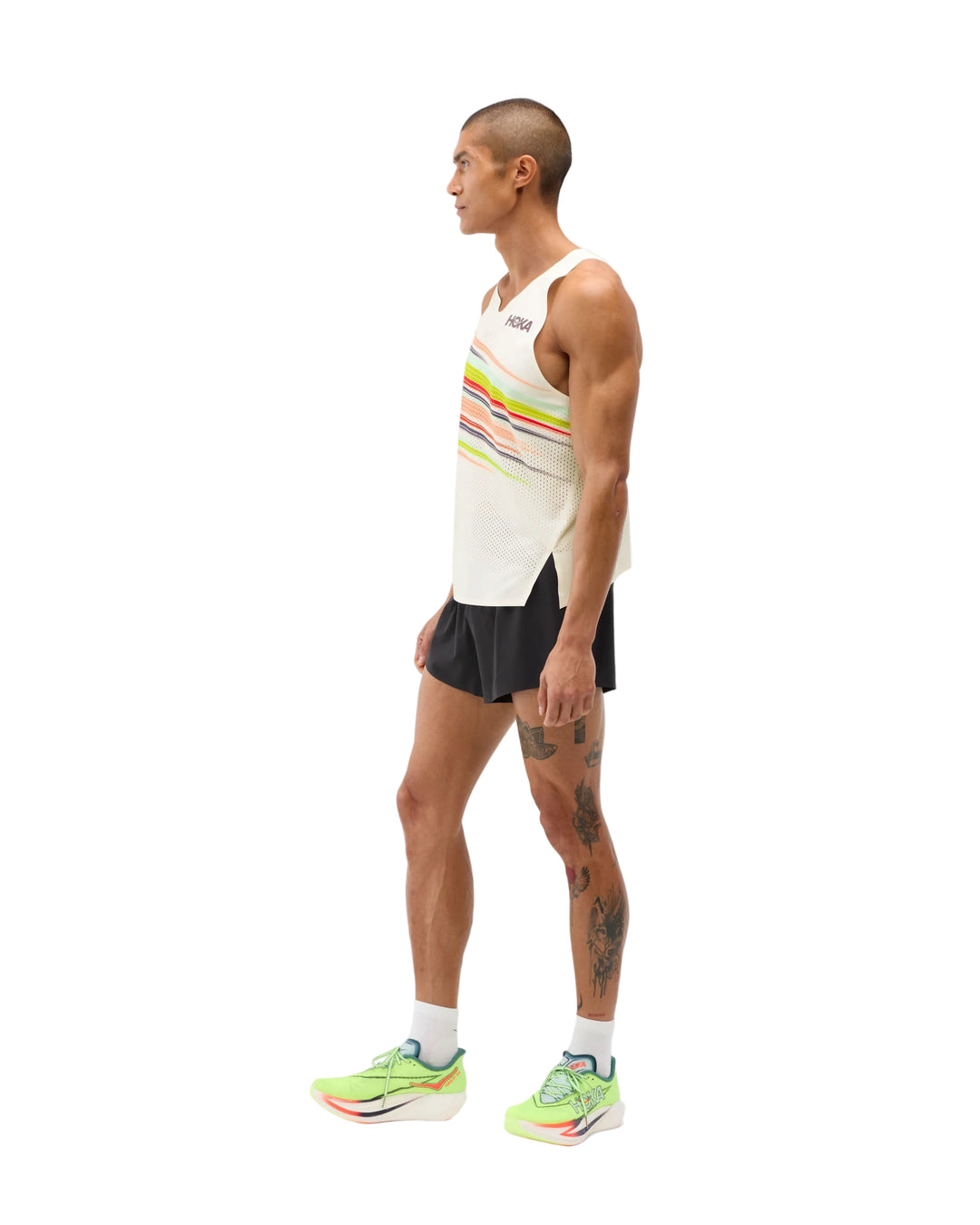 Hoka Herren Race Day Singlet – Alabaster Flare – SS26