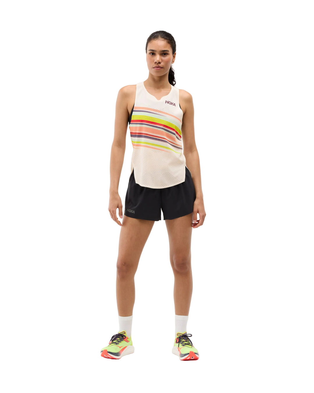 Débardeur Hoka Race Day pour femmes - Alabaster Flare - SS26