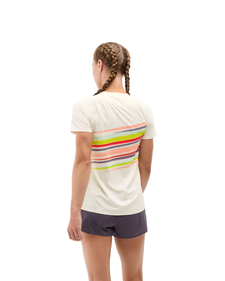 Hoka Damen Race Day Kurzarm – Alabaster Flare – SS26