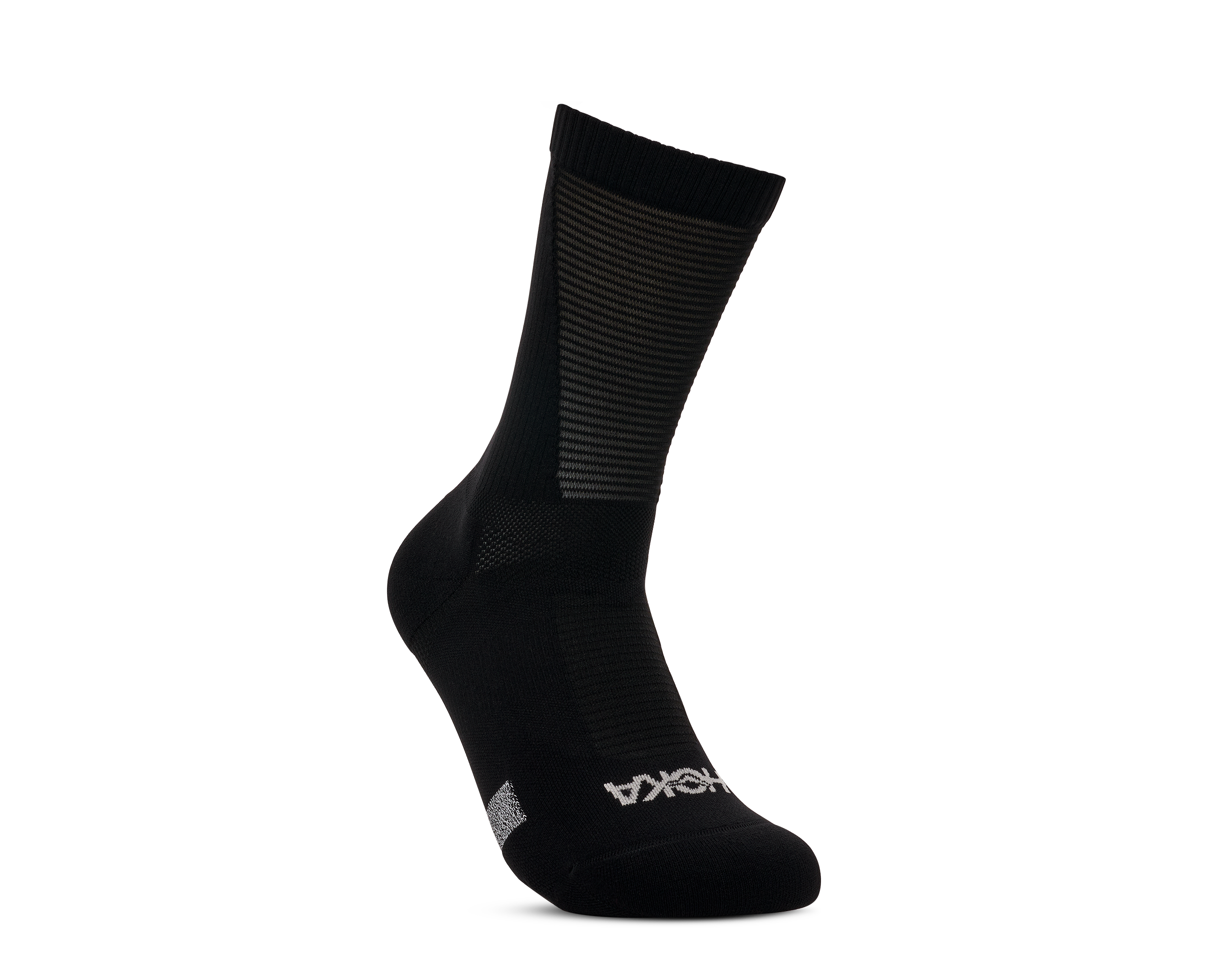 Hoka Unisex Race Day Crew Sock - Black - AW26