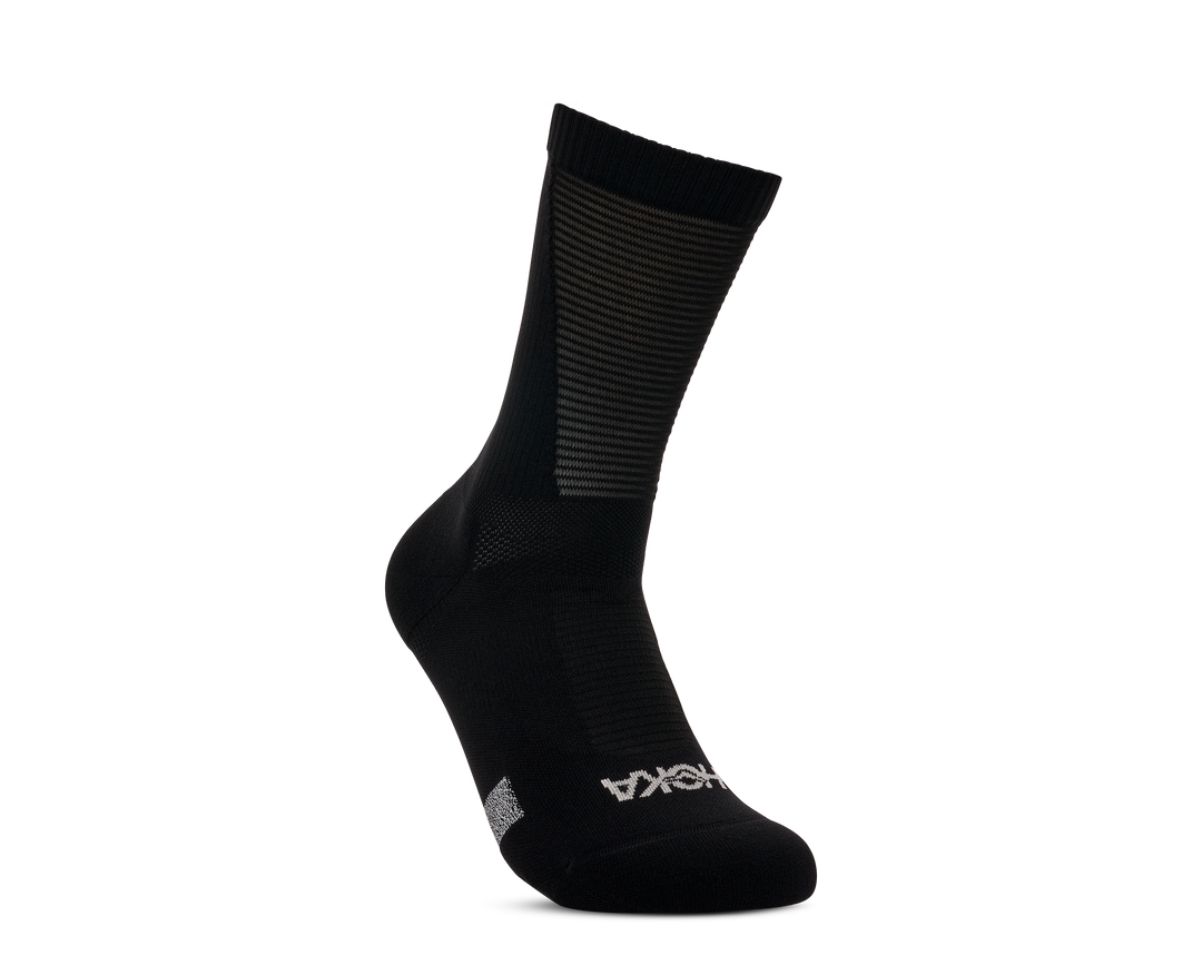 Hoka Unisex Race Day Crew Sock - Black - AW26
