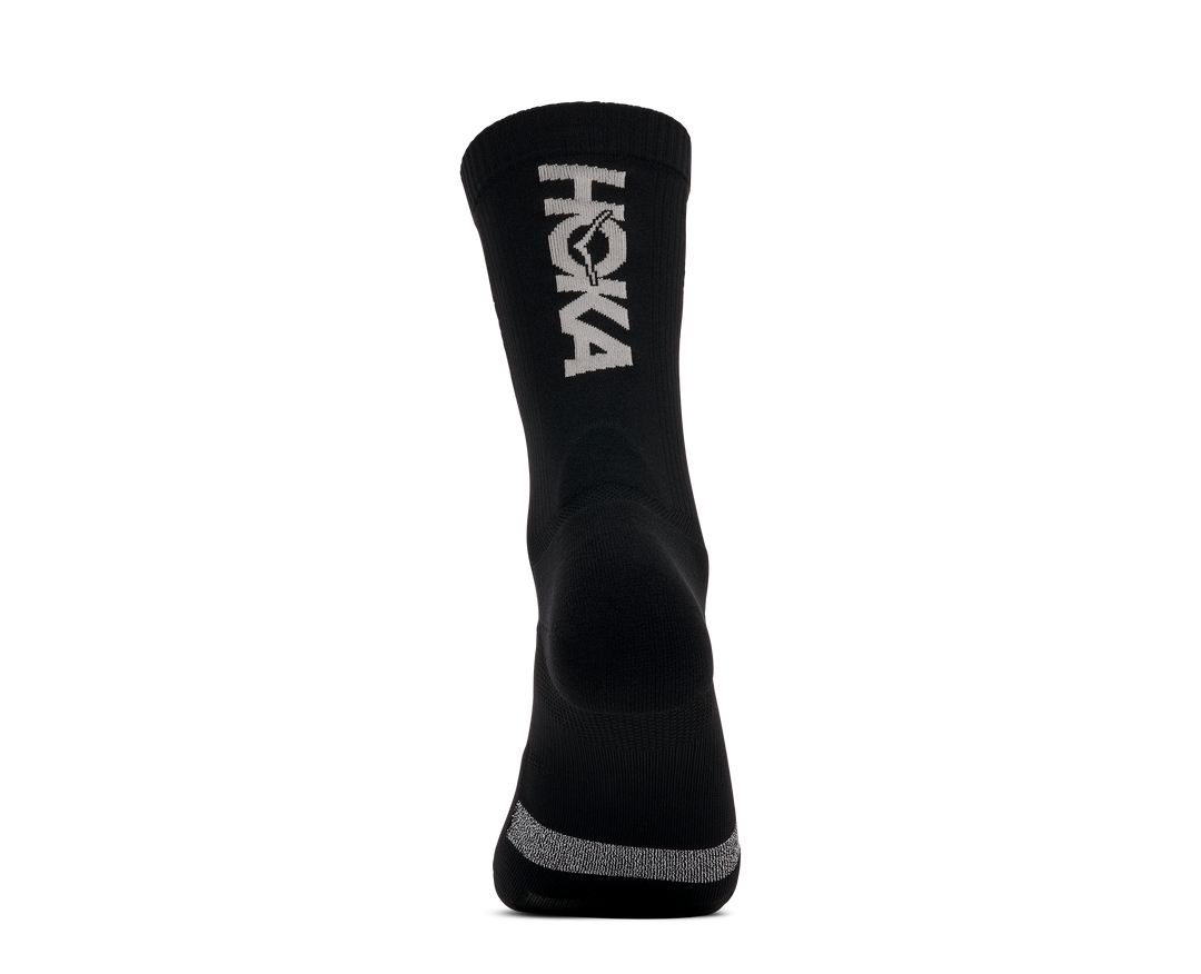 Hoka Unisex Race Day Crew Sock - Black - AW26