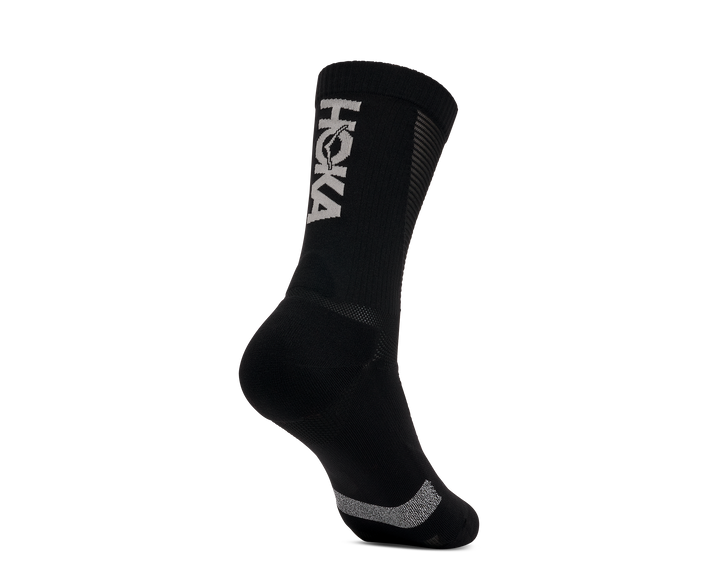 Hoka Unisex Race Day Crew Sock - Black - AW26
