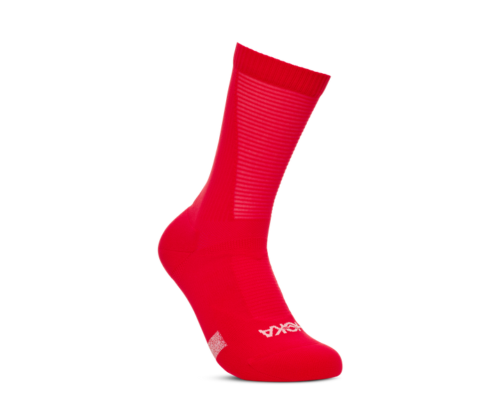 Chaussettes unisexes Hoka Race Day Crew - Habanero