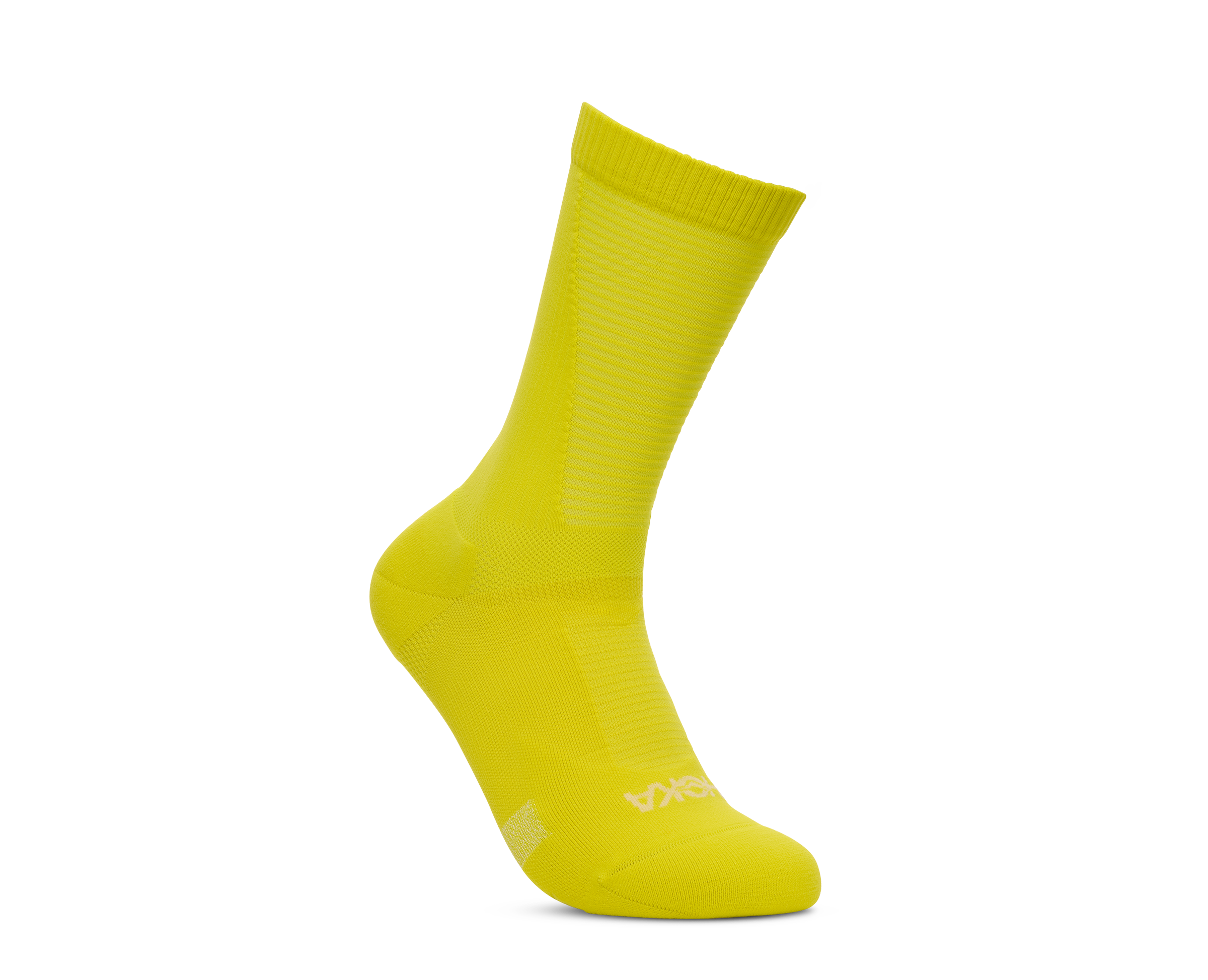 Hoka Unisex Race Day Crew Sock - Hoka Citrus
