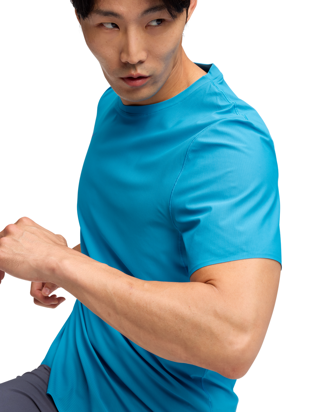Hoka Mens Airolite Run Short Sleeve 2.0 - Hoka Blue