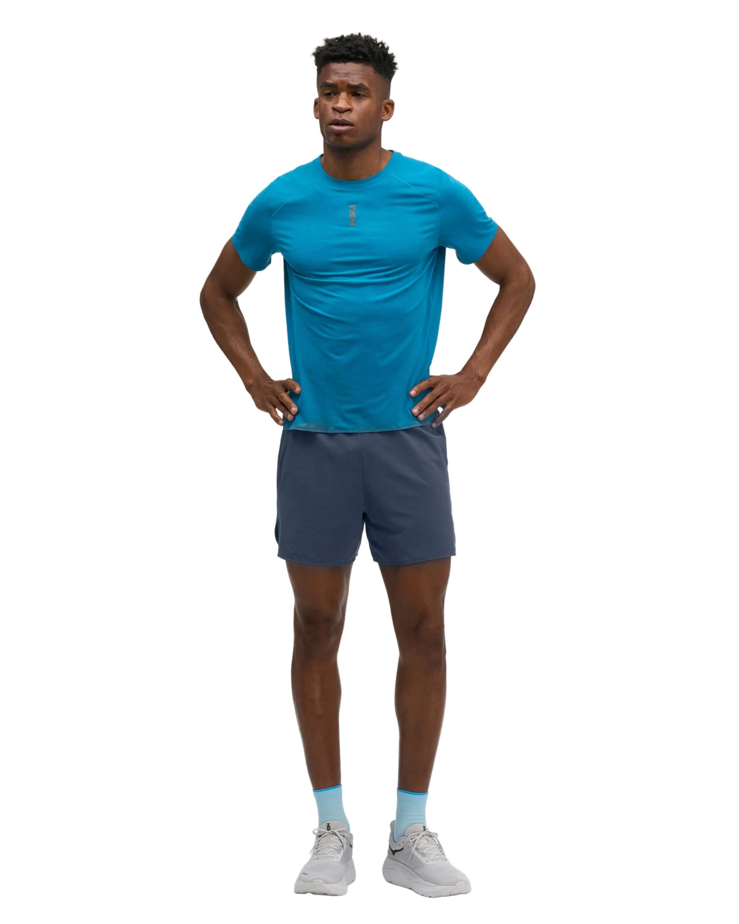Hoka Mens Everyrun Short Sleeve - Night Glow Blue - AW26