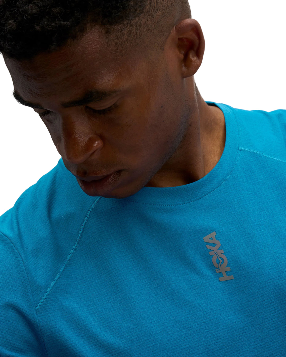 Hoka Mens Everyrun Short Sleeve - Night Glow Blue - AW26