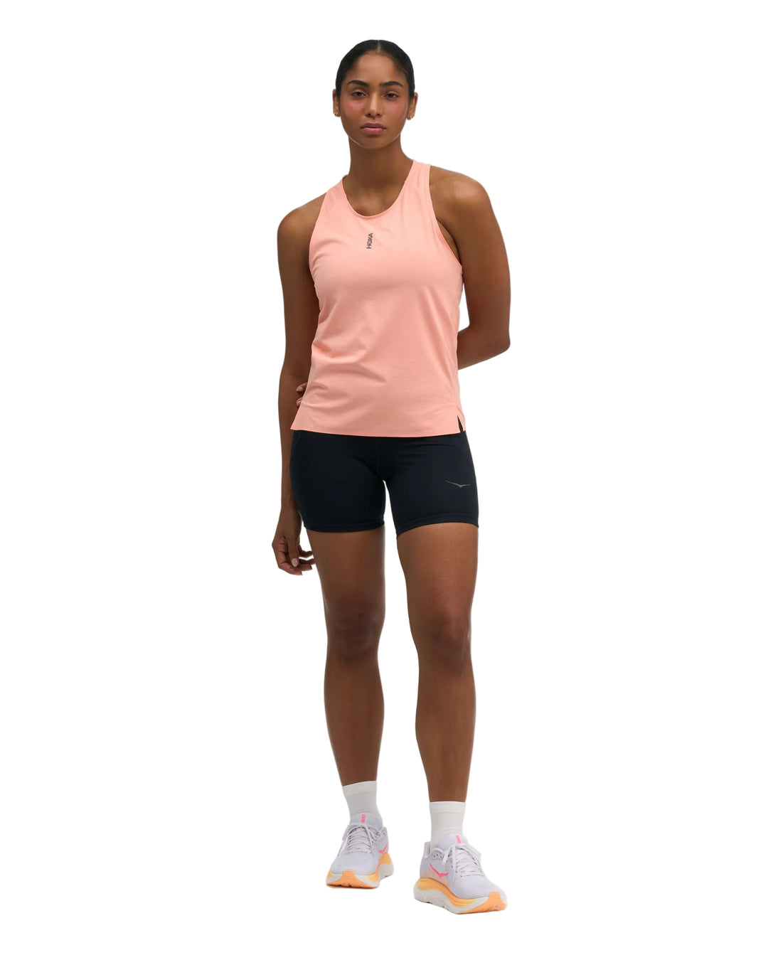 Hoka Womens Everyrun Tank - Sunstone - AW26