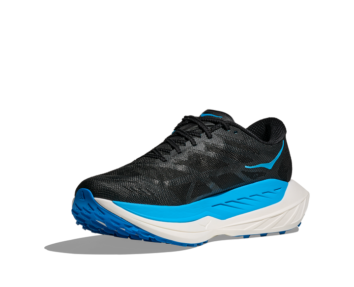 Hoka Mens Rocket X Trail - Black/Skyward Blue - Trail - AW25