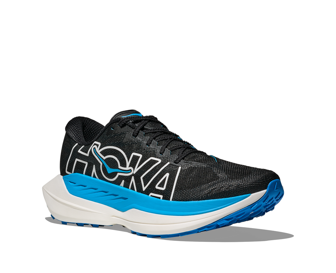 Hoka Mens Rocket X Trail - Black/Skyward Blue - Trail - AW25