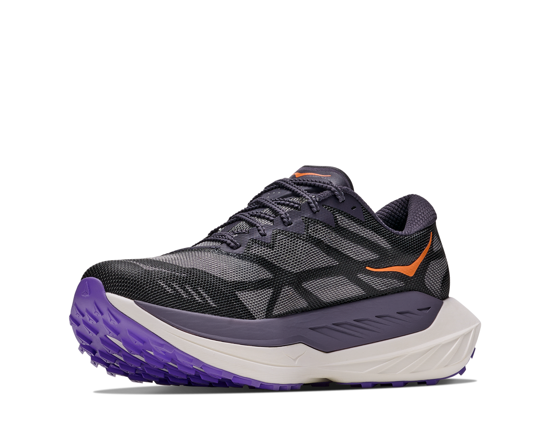 Hoka Mens Rocket X Trail - Squid Ink/Neon Nebula - Trail - AW26
