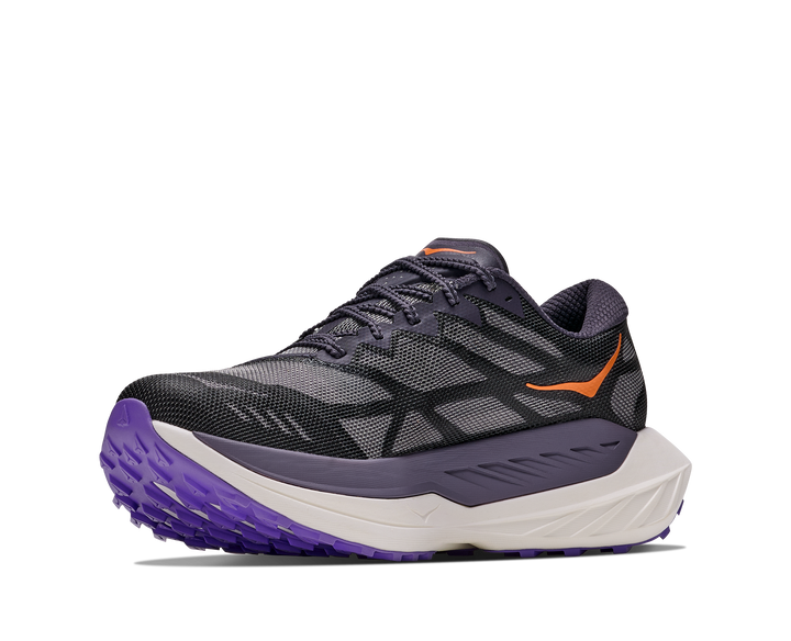 Hoka Mens Rocket X Trail - Squid Ink/Neon Nebula - Trail - AW26
