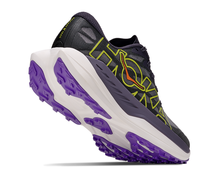 Hoka Mens Rocket X Trail - Squid Ink/Neon Nebula - Trail - AW26