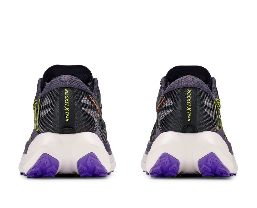 Hoka Mens Rocket X Trail - Squid Ink/Neon Nebula - Trail - AW26