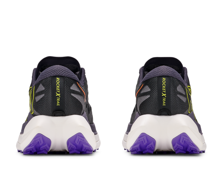 Hoka Mens Rocket X Trail - Squid Ink/Neon Nebula - Trail - AW26