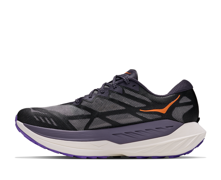 Hoka Mens Rocket X Trail - Squid Ink/Neon Nebula - Trail - AW26