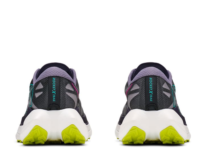 Hoka Womens Rocket X Trail - Purple Fog/Hoka Citrus - Trail - AW26