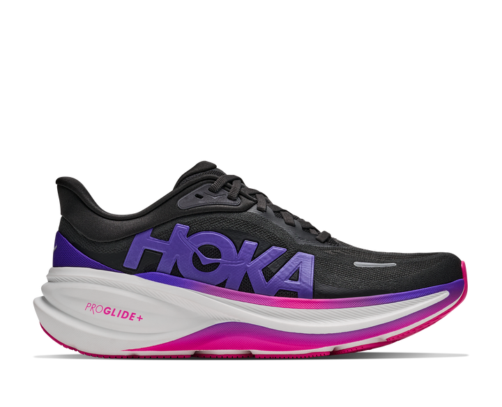 Hoka Womens Clifton Pro - Carbon Black/Cosmic Purple - Neutral - AW26