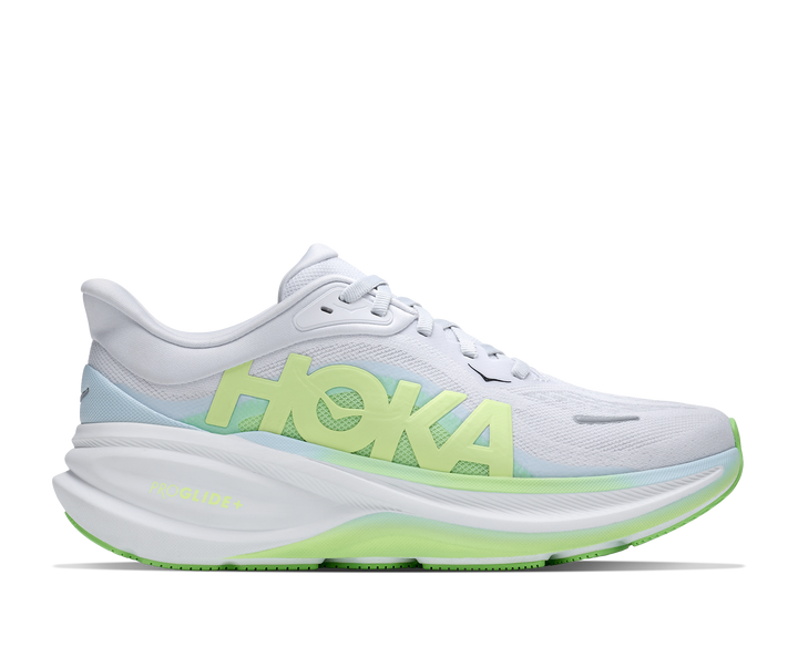 Hoka Womens Clifton Pro Wide - D Width - Cosmic Grey/Neon Yuzu - Neutral - AW26