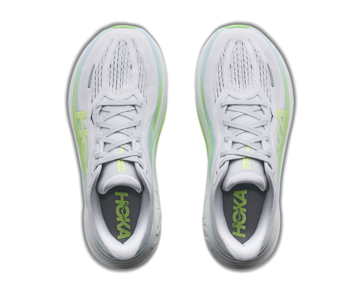 Hoka Womens Clifton Pro Wide - D Width - Cosmic Grey/Neon Yuzu - Neutral - AW26