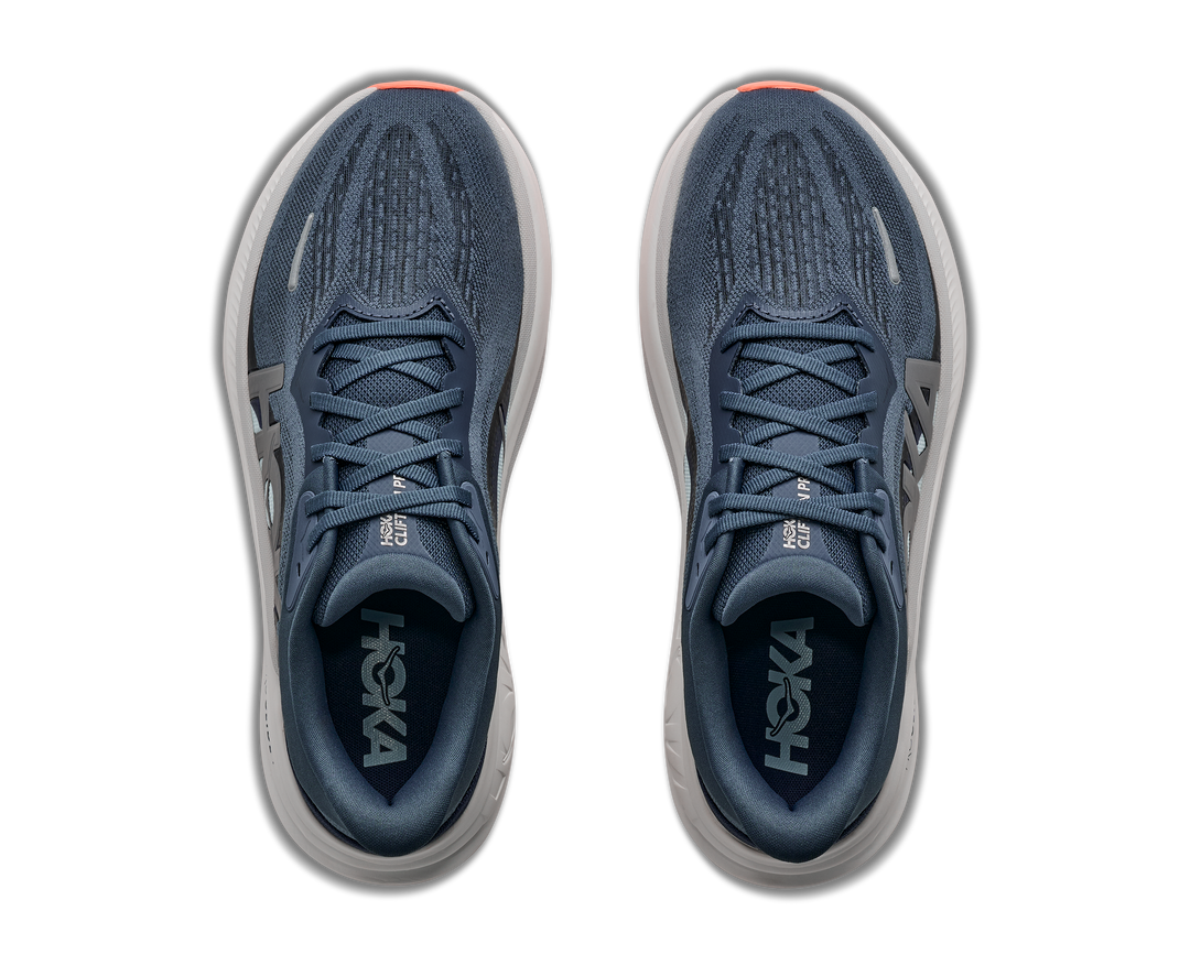 Hoka Womens Clifton Pro - Faded Navy/Glimmering Blue - Neutral - AW26