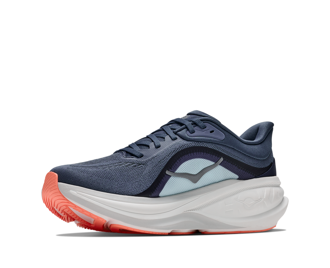 Hoka Womens Clifton Pro - Faded Navy/Glimmering Blue - Neutral - AW26