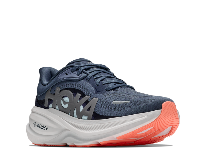 Hoka Womens Clifton Pro - Faded Navy/Glimmering Blue - Neutral - AW26