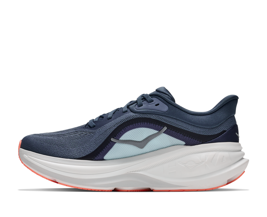 Hoka Womens Clifton Pro - Faded Navy/Glimmering Blue - Neutral - AW26