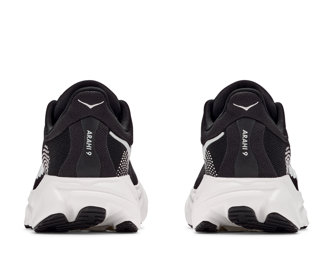Hoka Mens Arahi 9 - Black/White - Stability - AW26