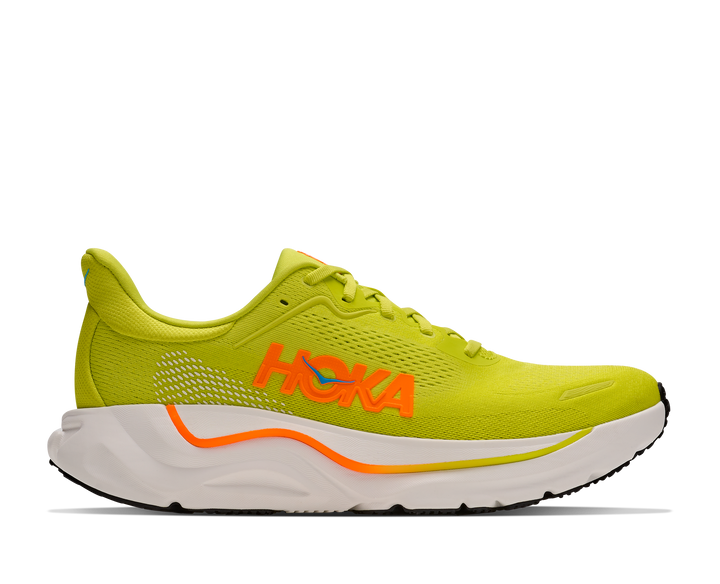 Hoka Mens Arahi 9 Wide - 2E Width - Hoka Citrus/Neon Tangerine - Stability - AW26