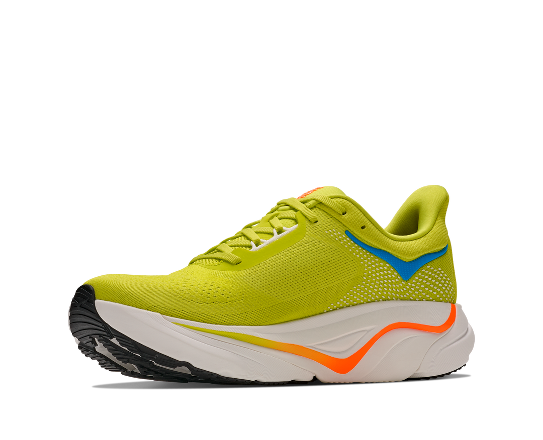 Hoka Mens Arahi 9 Wide - 2E Width - Hoka Citrus/Neon Tangerine - Stability - AW26