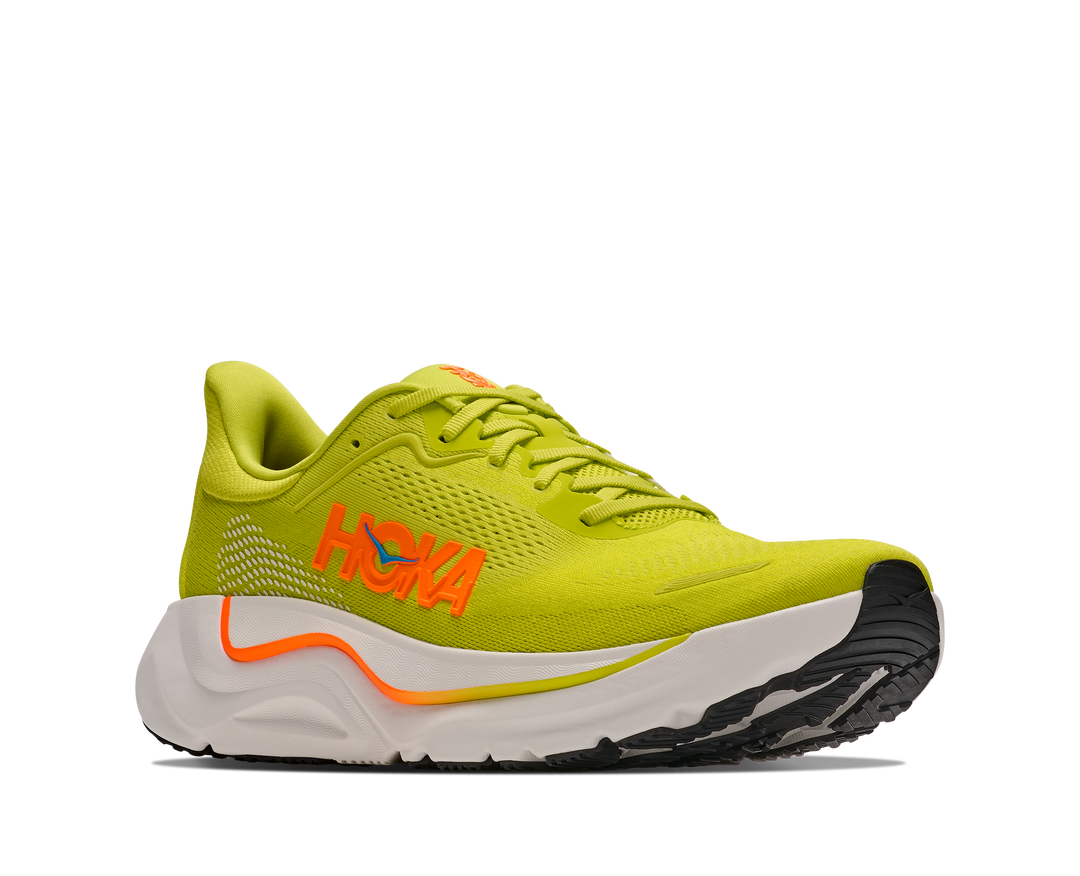 Hoka Mens Arahi 9 Wide - 2E Width - Hoka Citrus/Neon Tangerine - Stability - AW26